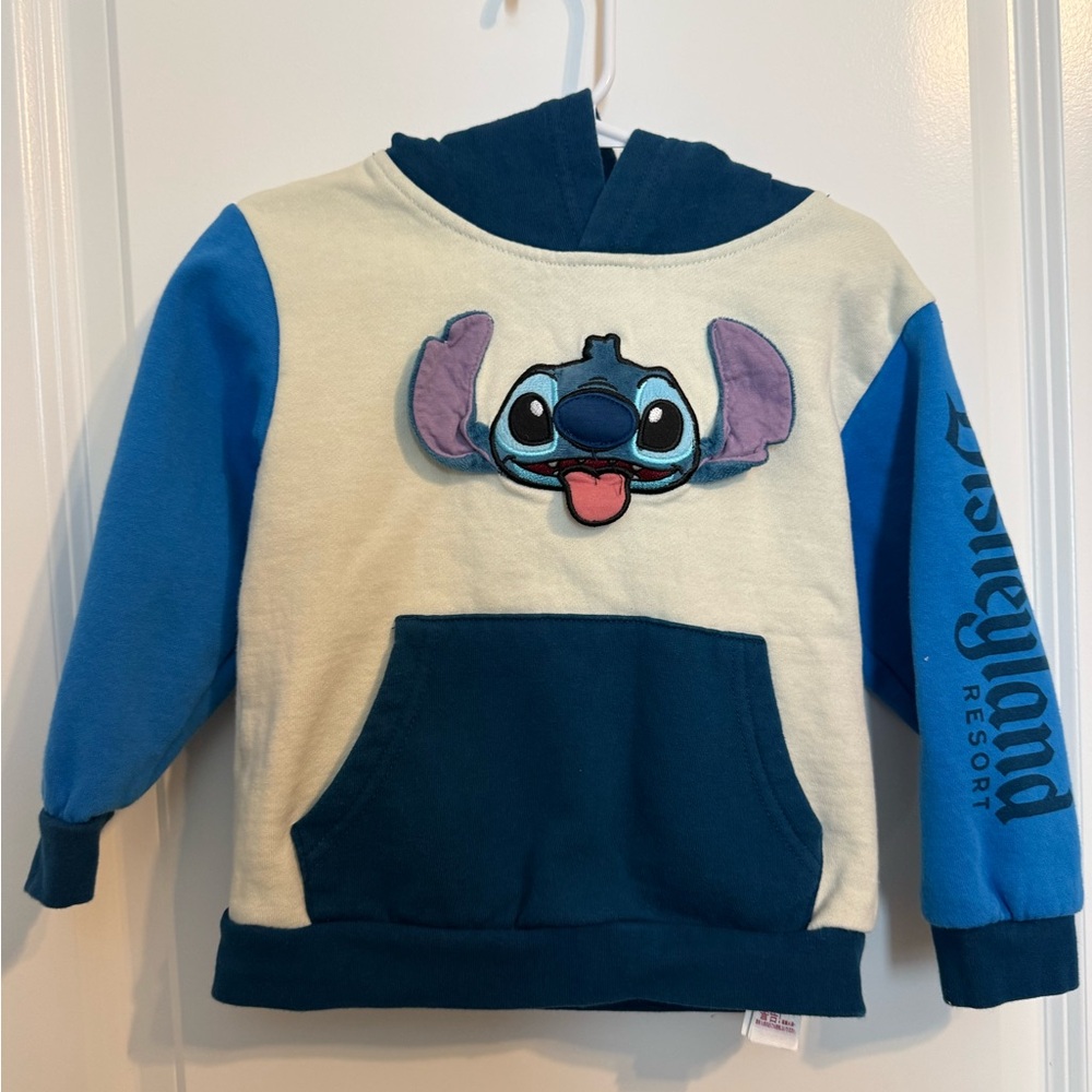 Disney Blue and Cream Stitch Sweatshirt
